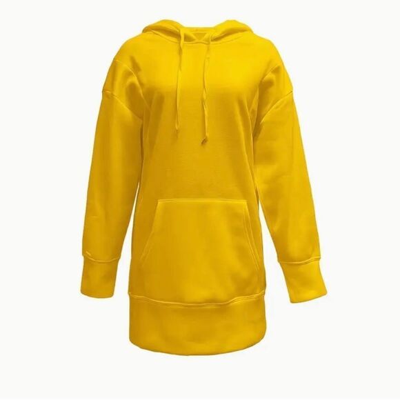 Long super soft, comfortable hooded sweatshirt - Picture 2 of 4